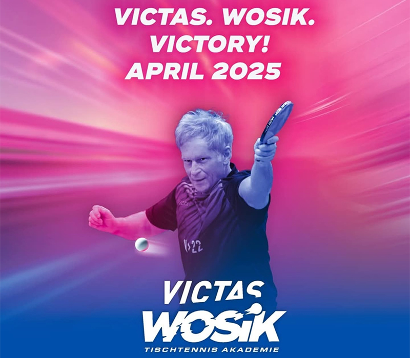 Partnerschaft Victas-Wosik-Tischtennis-Akademie